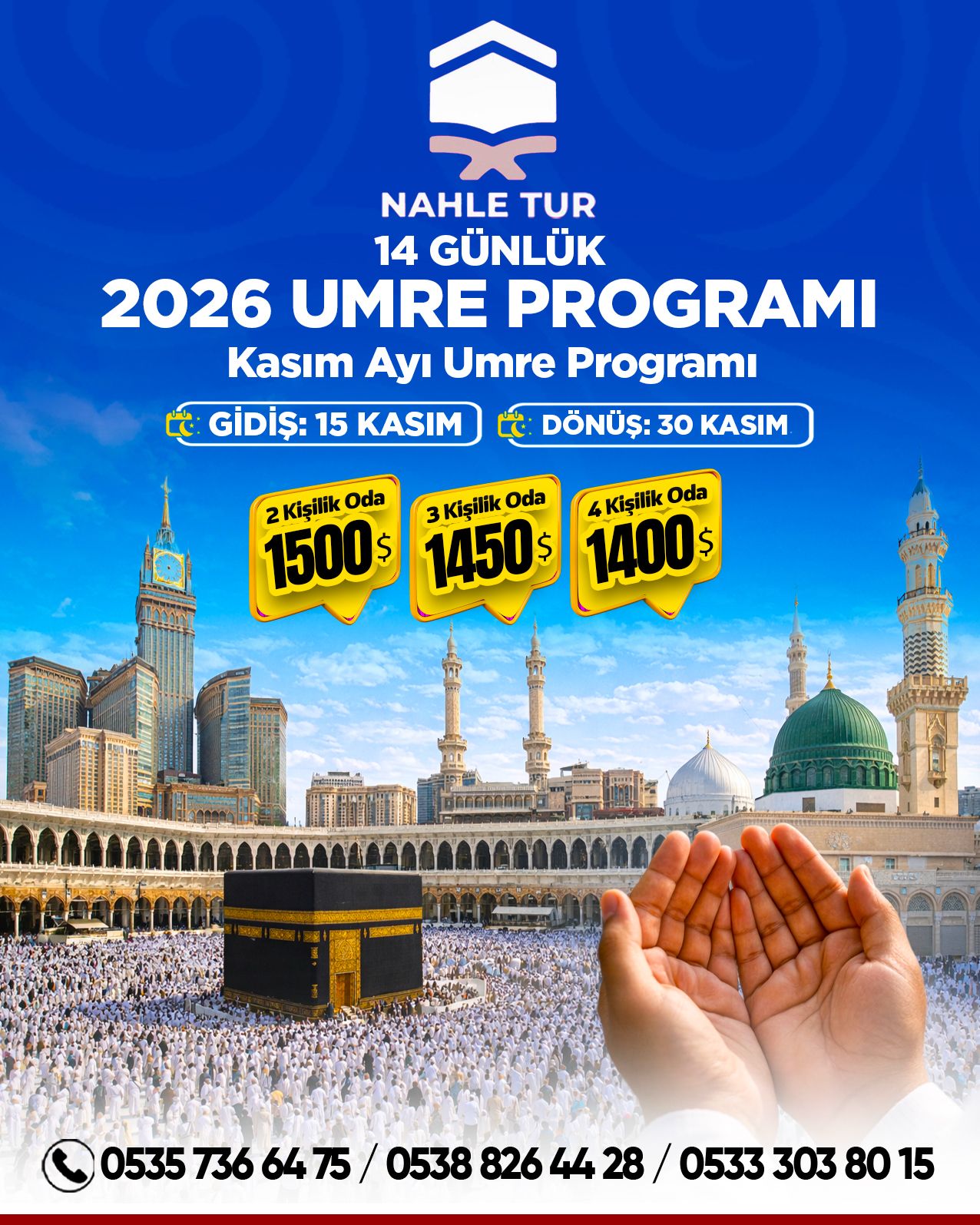 KASIM AYI ÜMRE ZİYARETİ