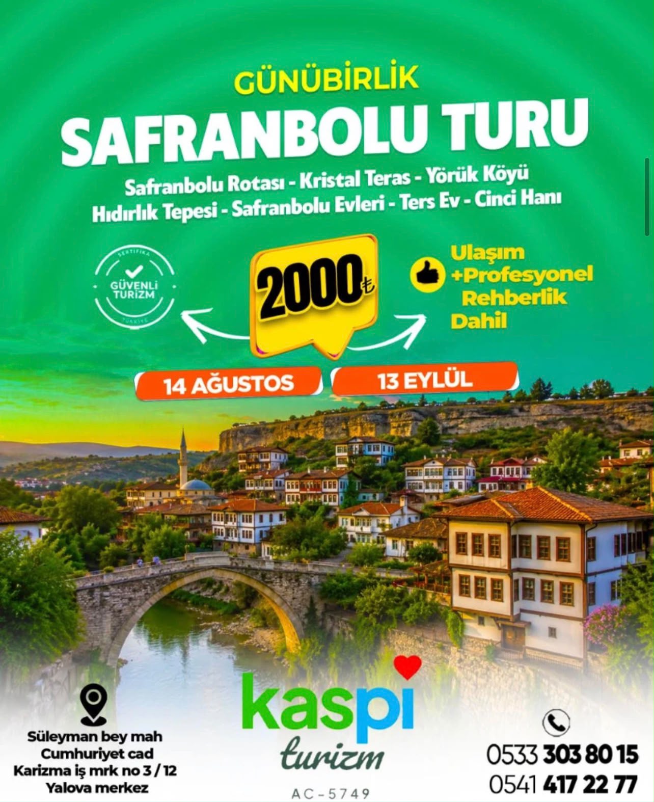 Safranbolu Turu - görsel 1