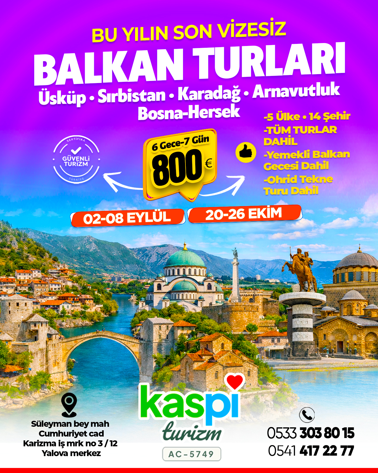 BÜYÜK BALKAN TURU - görsel 1