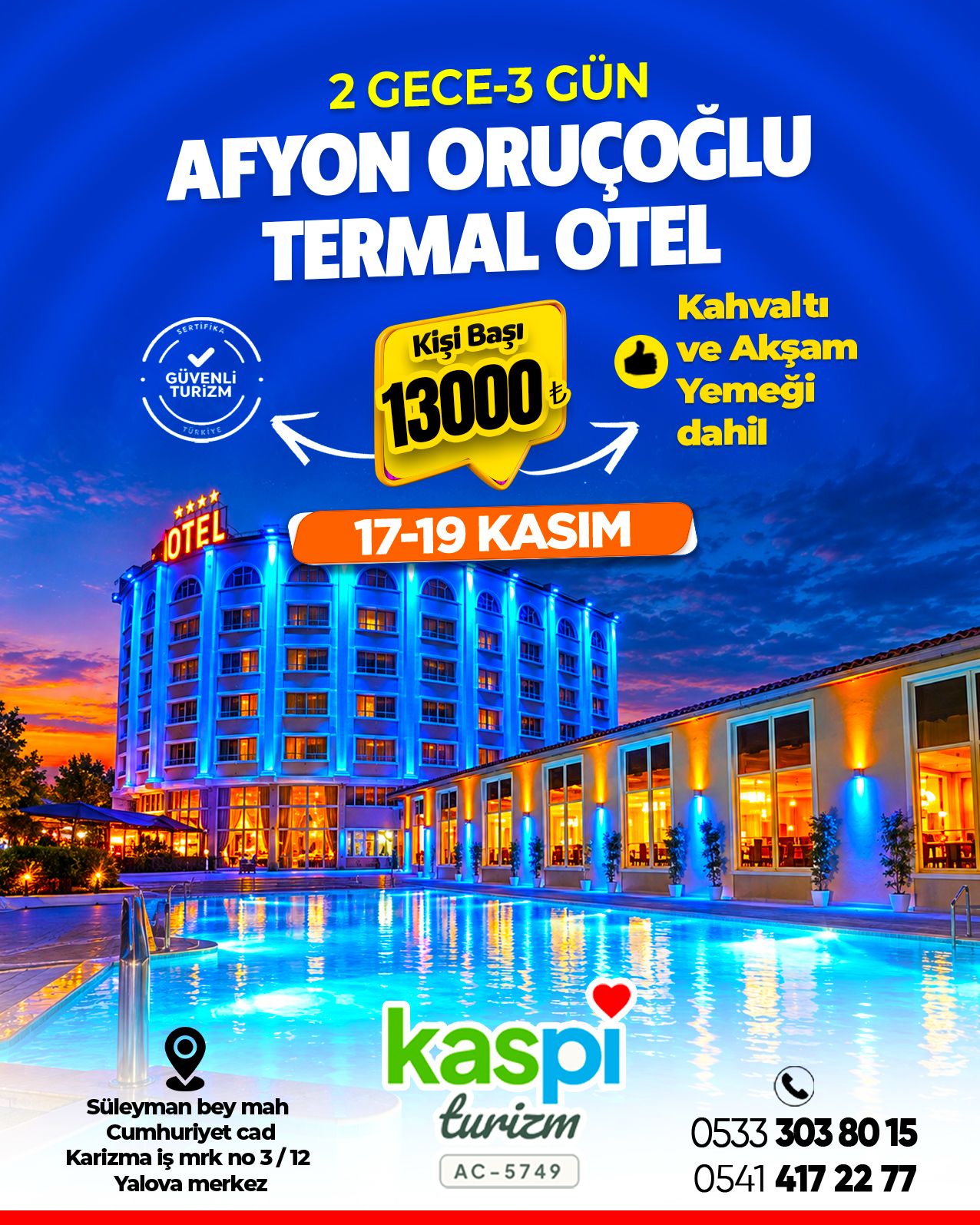 ORUÇOGLU TERMAL KONAKLAMLI TUR - görsel 1