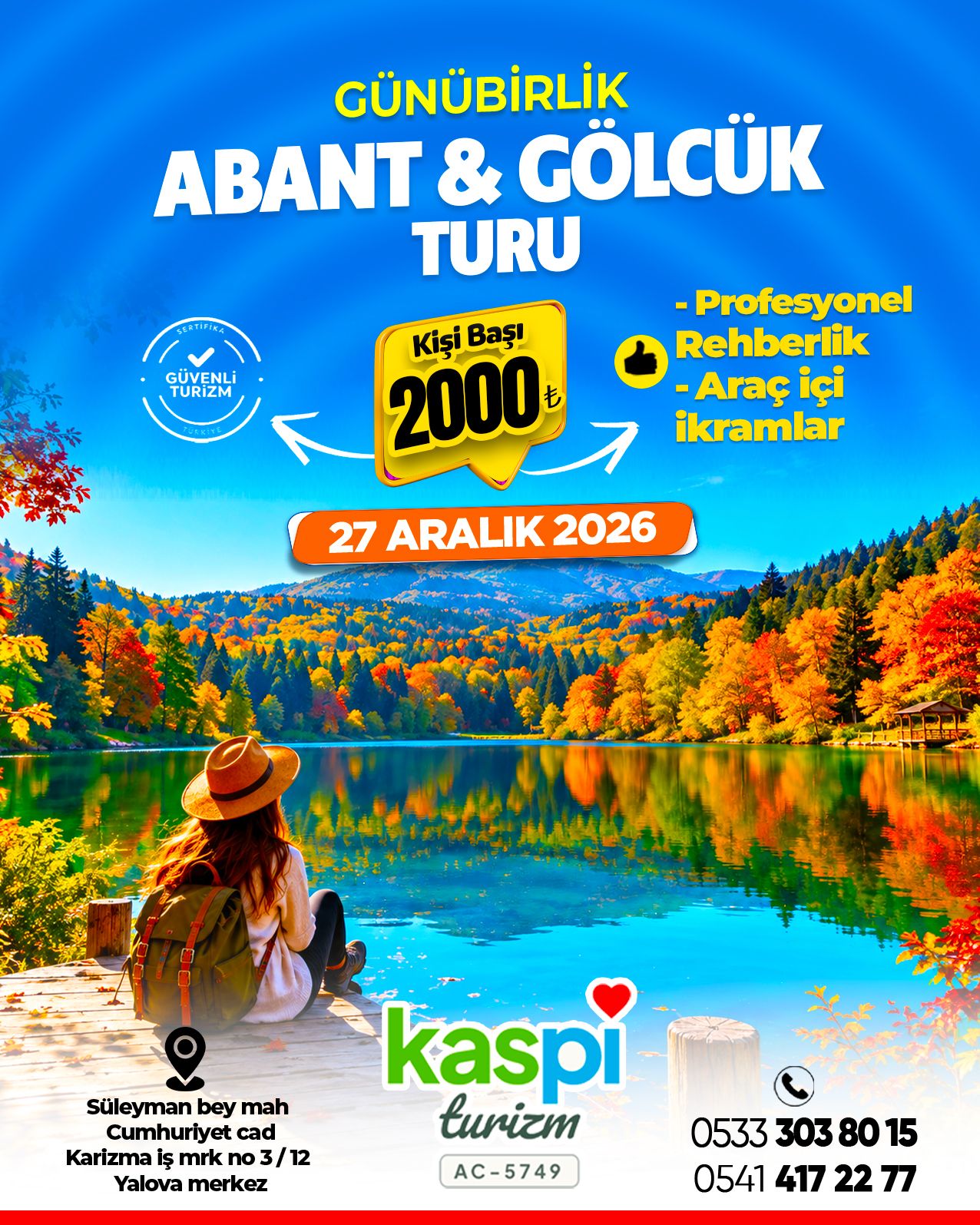 ABANT GÖLCÜK GÜNÜBİRLİK TUR - görsel 1