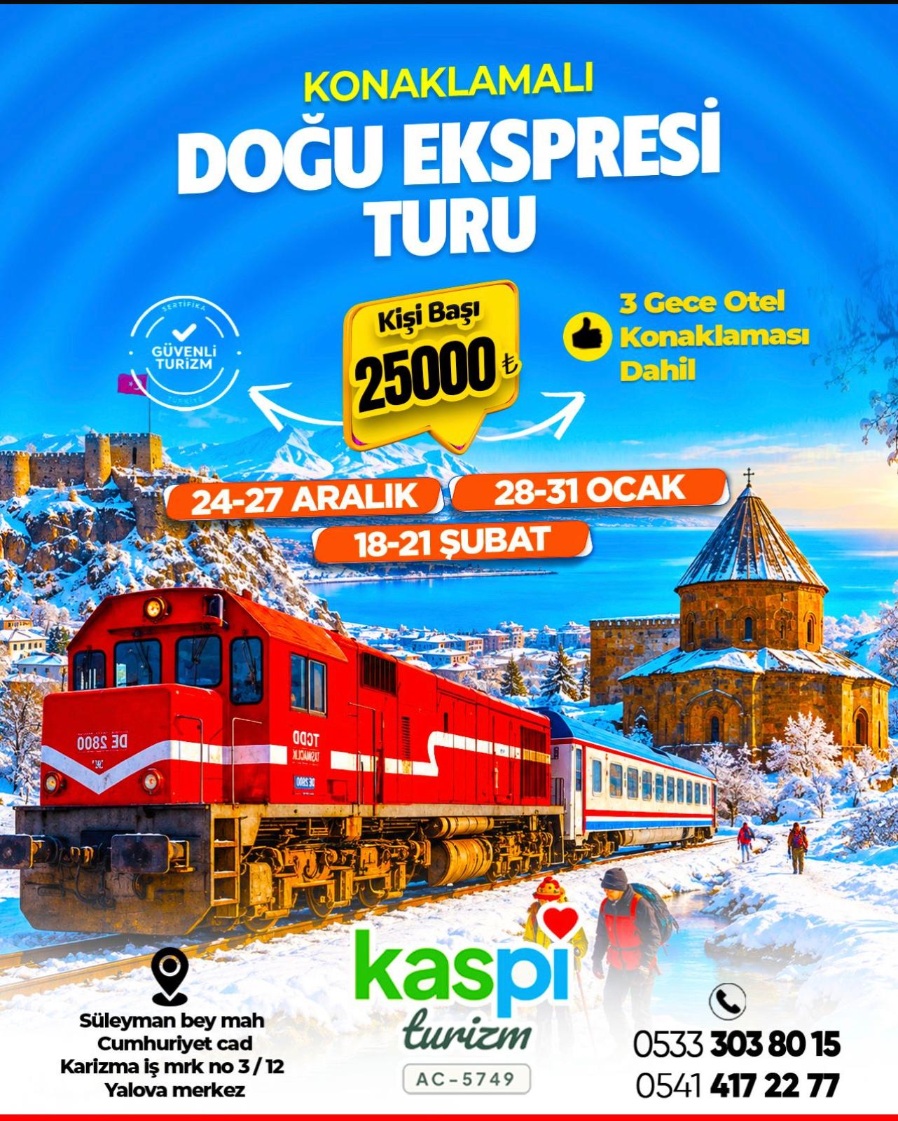 DOGU EKSPRESİ TURU - görsel 2