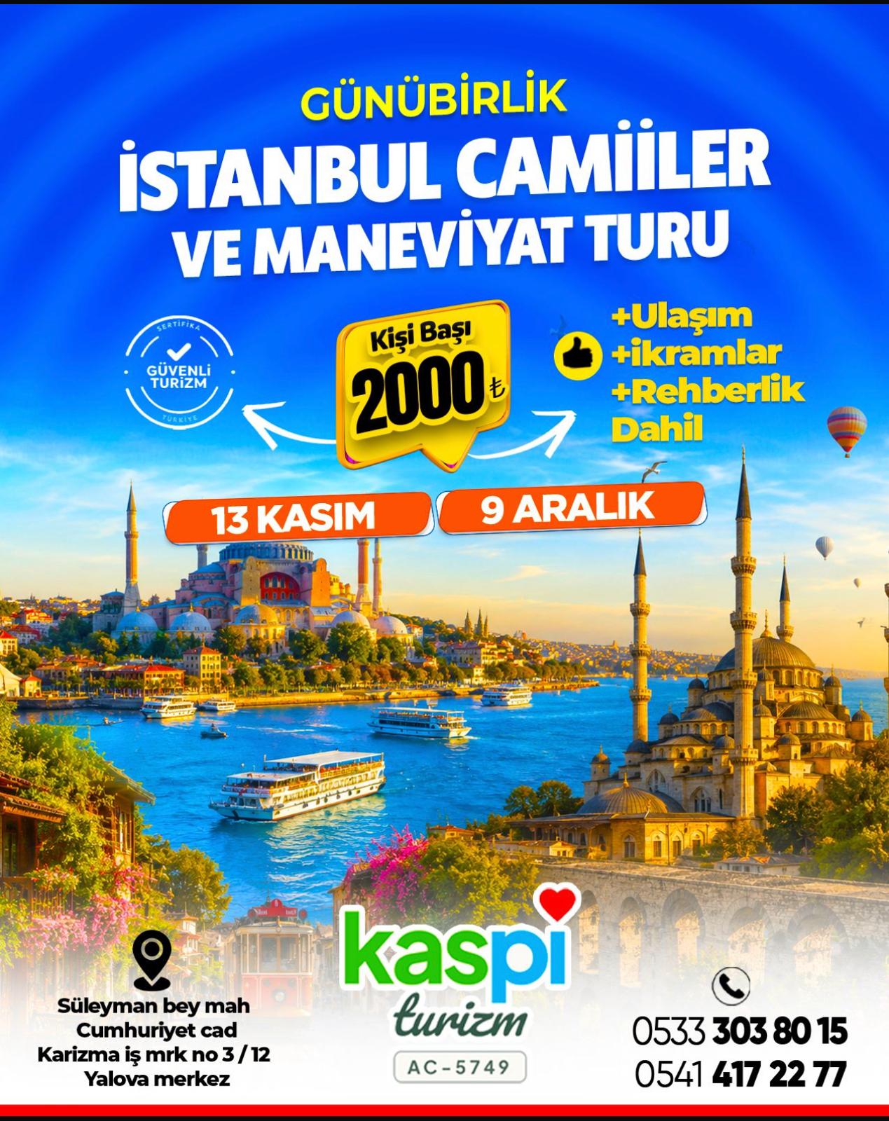 İSTANBUL CAMİİ  TURU - görsel 1