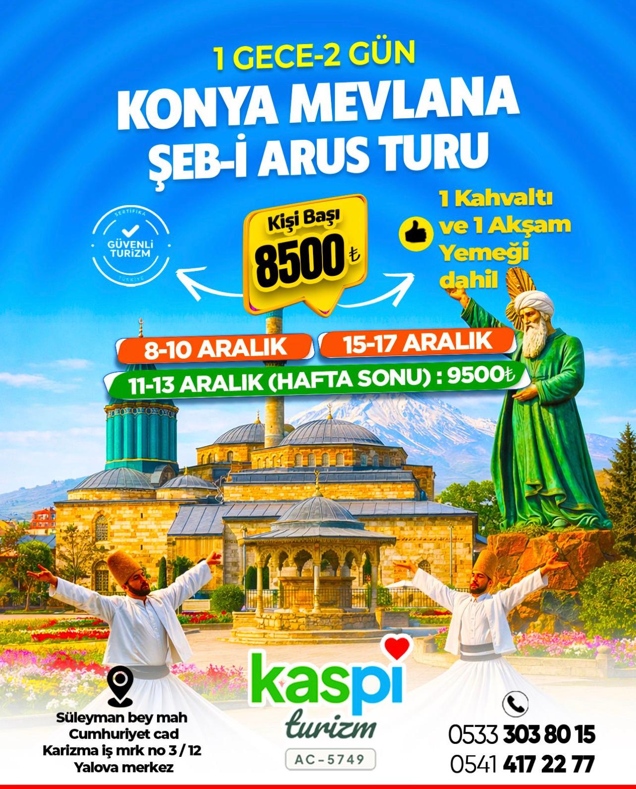 ŞEB_İ ARUS MEVLANA KONYA TURU - görsel 1